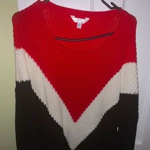 Knitted sweater shirt